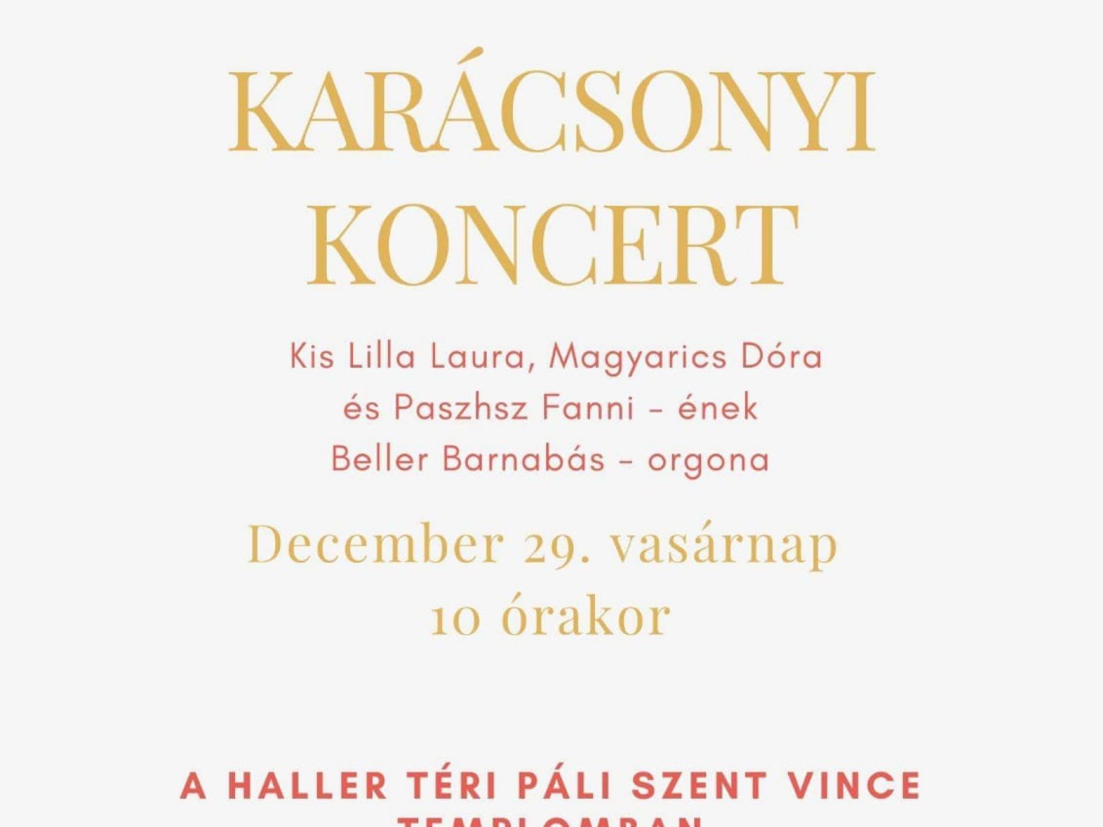 Karácsonyi koncert